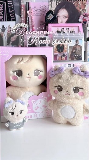 unboxing BLACKPINK plushies part 1 🎀 #kpop #blackpink #blackpinkrose #kpopaesthetic #kpopcollection