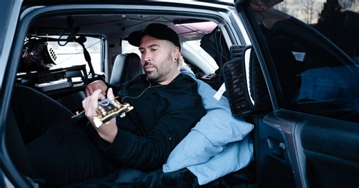 In a Snow Paradise, They Live in This Parking Lot