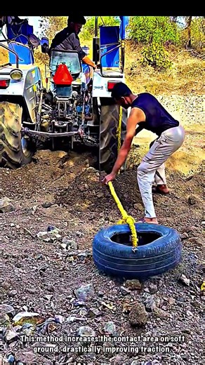 Wheel Torque Engineering: Utilization of Used Tires as an Extreme Traction High Ground