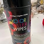 Framar Kolor Killer Wipes – Hair Dye Remover For Skin, Hair Color Remover For Dyed Hair, Gentle on Skin, Pleasant Scent – Wipes Dispenser of 100