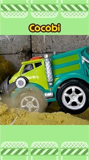 Police and Excavator Catch the Drill Truck! 🚓🚜 | Cocobi #shorts
