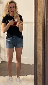 Watch Signature by Levi Strauss & Co. High Rise Cut Off Shorts on Amazon Live