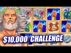$10,000 LIVE PLAY ON HIGH LIMIT ZEUS SLOT ★ BIG WINS AND JACKPOTS