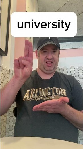 ASL signs for college and university / Learn ASL