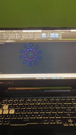 polar array in autocad | how to use polar array in autocad #array #autocad #polararray #polar