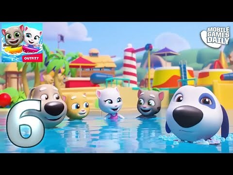 TALKING TOM POOL - Lost City - Gameplay Walkthrough Part 6 (iOS Android)