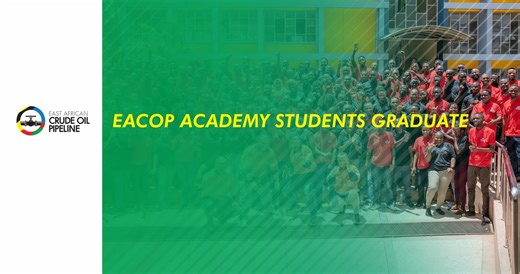 141 students graduated from the EACOP Academy at the Uganda Petroleum Institute Kigumba (UPIK), marking a major milestone in building local capacity for Uganda and Tanzania’s oil and gas sector. The EACOP Academy, launched in August 2024, is a flagship vocational training program by the EACOP in partnership with UPIK. It equips young people with practical skills in Mechanical, Electrical, Production, Instrumentation, Leadership, and Health, Safety, and Environment disciplines. The curriculum was