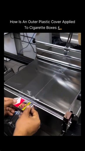 Information | science | technology | Ever wondered how cigarette boxes get that perfectly tight, glossy outer plastic wrap? The process looks simple from the outside, but... | Instagram