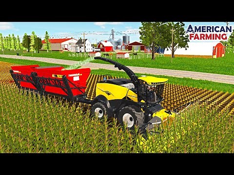 NEW MASSIVE UPDATE ON AMERICAN FARMING! THE NEW HOLLAND FORAGE HARVESTER IS HERE! | AMERICAN FARMING