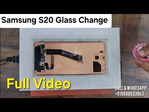 Samsung S20 Glass Replacement. New technology. Safe way repair. Edge Training. #zorbaEpisode15