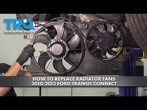 How to remove the radiator fan in the Ford Transit van? - Ford Transit (MK 7)