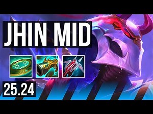 JHIN vs LUX (MID) | 58K damage, Good KDA: 25/2/7 | NA Challenger | 25.24