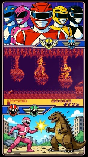 Mighty Morphin Power Rangers | ep4 (GameBoy) #retrogaming #gamingclips #videogames #NES