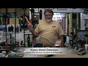 Garrett Zlink Headphones & Pinpointer Info