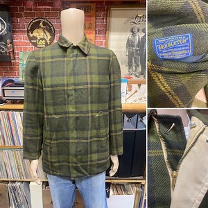 60's Pendleton Men's Virgin Wool Reversible Coat Green Plaid Size Medium Made in Portland, Oregon. - Etsy