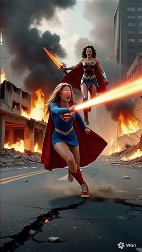 Supergirl vs Wonder Woman | Clash of Power and Fury