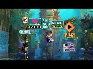 Shark Tale (2005) DVD Main Menu #2