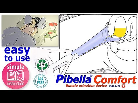 How to use Pibella Comfort Female Urination Device while lying down | Easy Instructional Video