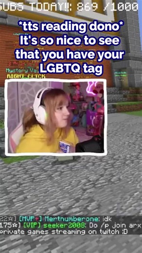 Snifferish Minecraft Streamer | LGBTQ Twitch Content