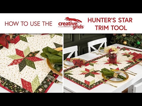 How To Use The Creative Grids Hunter's Star Trim Tool | Shabby Fabrics