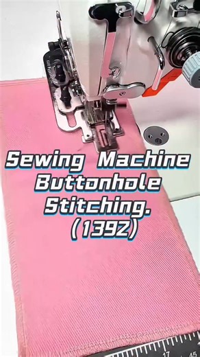 WHOLEHEARTED Sewing Tutorials & Tools on Instagram: "Sewing Machine Buttonhole Stitching. (1392) #Wholeheartedapparel #Wholeheartedsewingtutorials #Wholeheartedsewing #Sewingtutorials #Sewinglife"