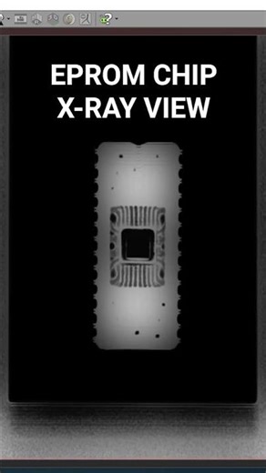 EPROM Memory chip X-RAY View