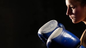 Skilled Female Mma Athlete Training With Stock Footage SBV-320105718 - Storyblocks