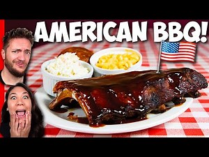 We Try REAL SOUTHERN BBQ in America! (Barbecue in South Carolina)