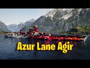 Meet The Azur Lane Agir! Tier 8 German Cruiser in World of Warships legends
