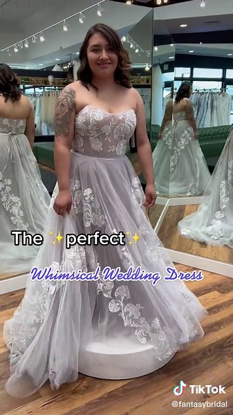 Fable is the perfect whimsical wedding dress by @wattersdesigns #whimsicalwedding #wattersbride #lavenderweddingdress