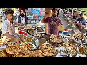 20/- Rs FULL PLATE | Punjabi Singers ki Favorite Thali | Street Food India