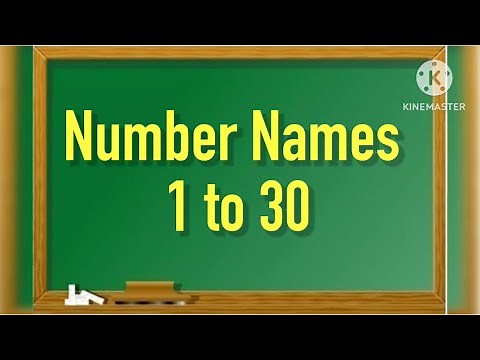 Number Names l Number Names 1-30 l Number Spelling l Learn Numbers l Numbers 1-30 l #numbername