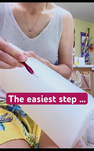 The easiest step of making a mold