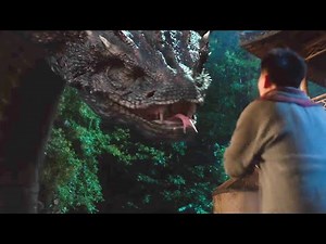 The mutant python suddenly appeared, wreaked havoc in the village, and abducted the girl!