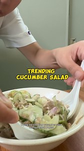 Cucumber salad 🤩 trying the trending without greek yogurt. Legit na masarap nga! 👌🤙 Merienda Prep | Calorie Deficit | Bea Dado