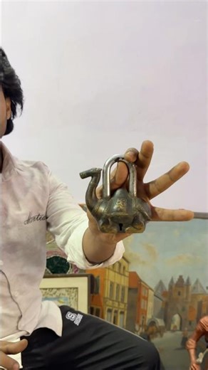 Amazing Antique Brass Lock System 😱 #ytshorts #shorts