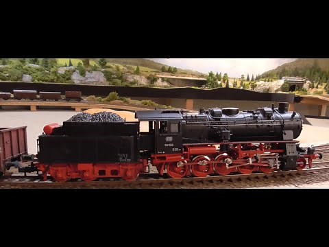 Roco BR 58 digitalisieren ESU Decoder und LEDs einbauen