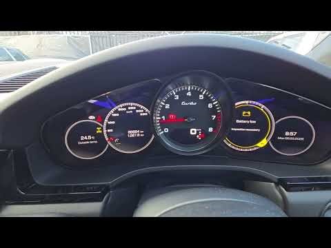 Porsche Cayenne Lithium Battery Problen - Car cannot be started only jump starting is possible