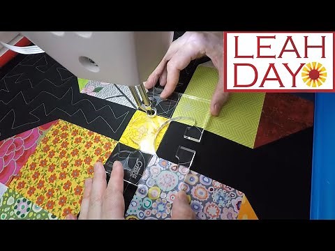 Longarm Quilting Zigzag Zippling and Simple Ruler Quilting
