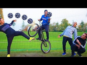 FOOTBALL VS VTT TRIAL (feat AURELIEN FONTENOY)