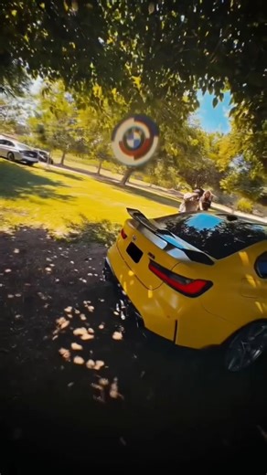 INSANE Drifting Skills! 🤯 White Mustang VS Yellow BMW M3: The Ultimate Street Battle! 💨🔥#shorts#GK