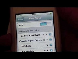Solucionar problemas con la wifi del iPod touch