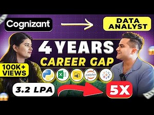 How She Became a Data Analyst after A GAP of 4 long Years? 🚀 Roadmap to Become a Data Analyst 2025