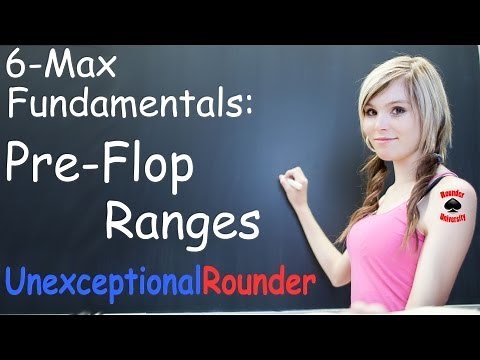 6 Max Preflop Starting Hands - Online Poker 2013 - Texas Holdem Poker Online Strategy Lessons