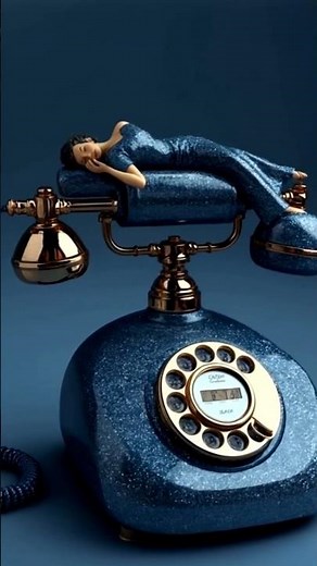 Viral Sensation AI: Antique Vintage Telephone