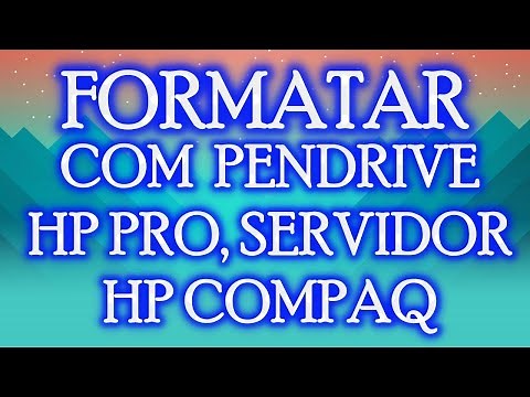 COMO FORMATAR COMPUTADO PC SERVIDOR HP PRO, HP COMPAQ, HP PRO 3000 (DESATIVANDO ALARMES EM 2020)