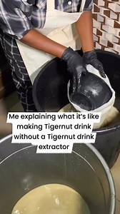 Me explaining what it’s like making Tigernut drink without a Tigernut drink extractor!! #foryoupage #fblifestyle #diemtigernut | Yidiat Diadem