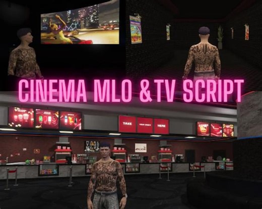 Cinema MLO Fivem With Working TV Script | Fully Functional Movie Theater | High-quality Interior - Etsy Canada