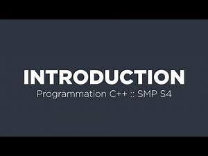 1 - Programmation C++ :: Introduction et le premier programme