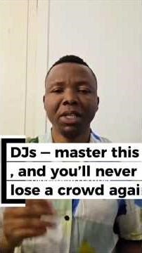 DJs — master this, and you’ll never lose a crowd again. #DJLife #DJTips #CrowdControl #DJSkills